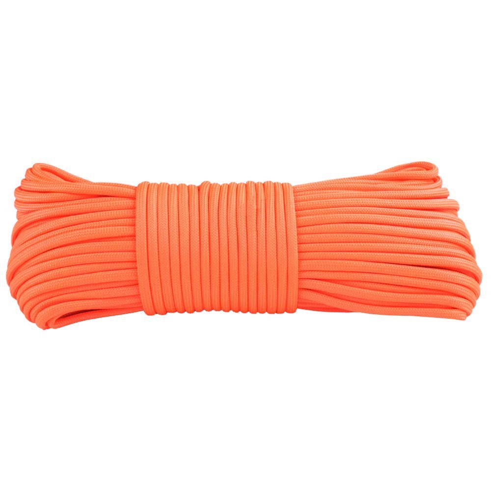 West Coast Paracord Glow in The Dark | 7 Strand Type III 550 Paracord | 100% Nylon | 10, 25, 50, 100ft Lengths | 8 Colors