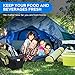 KRYO Insulated Portable Tote Bag Large picnic lunch cooler bag - Mens Womens travel totes shoulder strap- Thermal Insulation coolers for cold food beverages