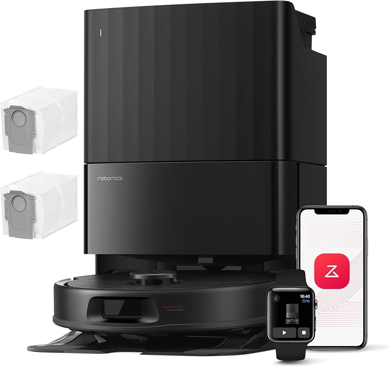 QV 35A Set Robot Aspirapolvere Lavapavimenti, Antigroviglio