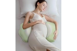 DONAMA Pregnancy Pillows for Sleeping, Memory Foam Maternity Pillow Support for Back Belly HIPS, Adjustable Travel Wedge Pillow for Pregnant Women, Side Sleeping Pregnant Pillows with Cooling Pillowcase