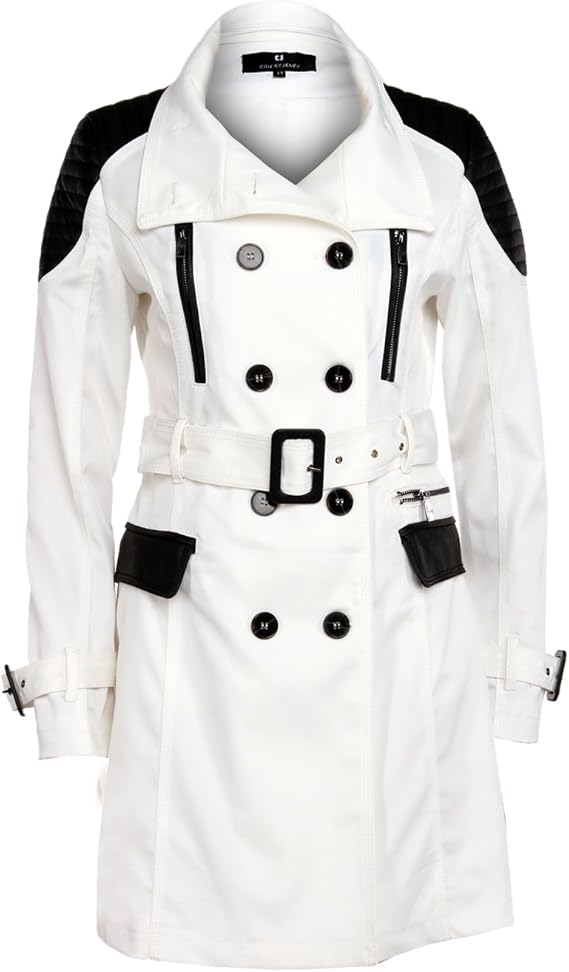 Damen Trenchcoat Klassiker - Eleganter Übergangsmantel Für Herbst & Frühling