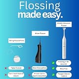 Beam Electric Dental Flosser for Teeth - 3 Minute Flossing with 3 Months Heads view 6