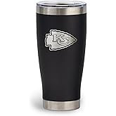 The Memory Company Officially Licensed NFL Game Day Tumbler - 20oz Stainless Steel Double-Wall Insulated Team Color Bling Cup with Team Logo, NFL Licensed Sports Travel Mug with Lid & Straw