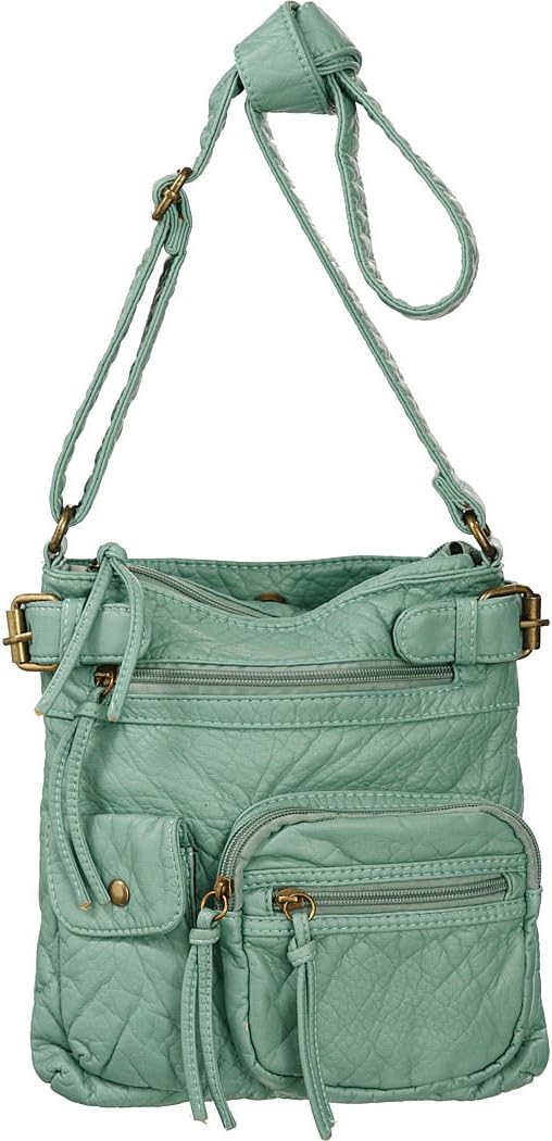 Mini Cargo Distressed Crossbody Swingpouch Bag