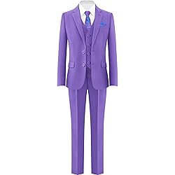 Marvelous World Boys Suits Lavender Slim Fit Size 7