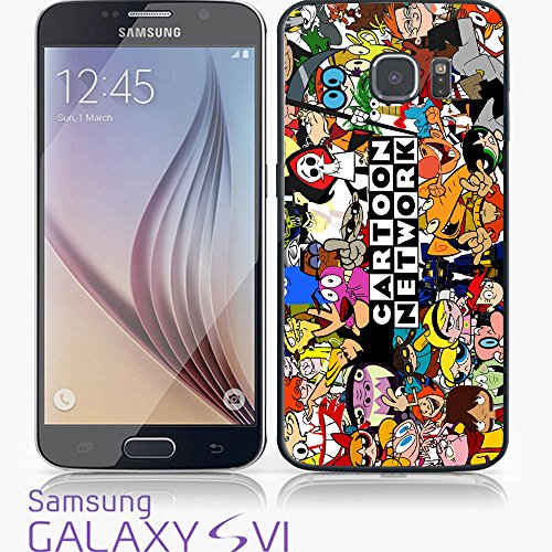 cartoon network all character pictures For Samsung Galaxy S6 Edge Black Case