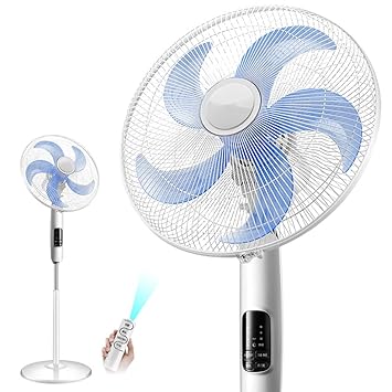 Amazon Com Ss Damai Floor Pedestal Fan Oscillating Stand Fan