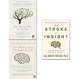 Brain that changes itself, way of healing and my stroke of insight 3 books collection set