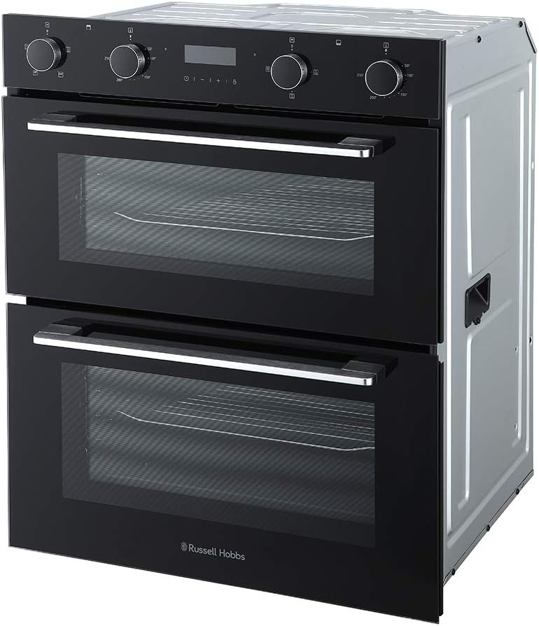 Russell Hobbs RH72DEO1001B Black 92L Built Under Electric Fan Double Oven - Free 2 Year Guarantee - Image 3