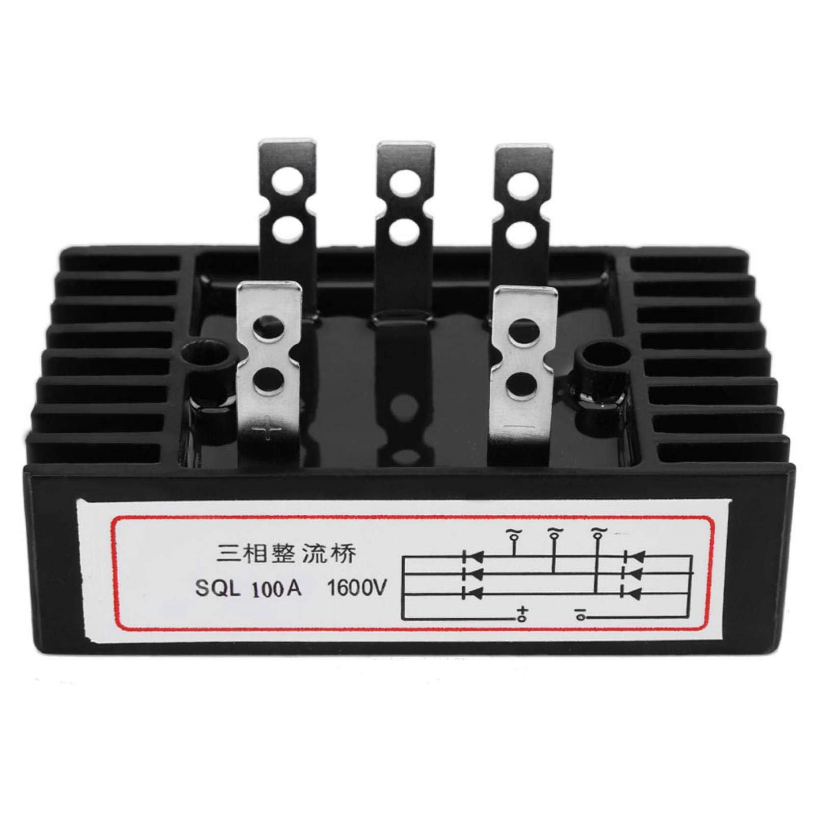 VBESTLIFE SQL100A 1600V Three Phase Diode Bridge Rectifier AC to DC 100 Amp Bridge Rectifier