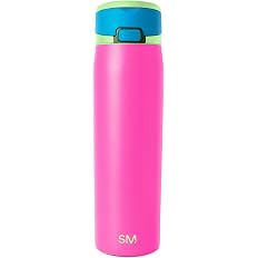 Simple Modern Water Bottle with Straw & Handle | 24oz | 80s Mix | Mesa Loop Insulated Water Bottle for School, Sports, Travel