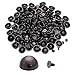 100pcs Cone Spikes Screwback Studs DIY Craft Cool Rivets Punk Stud Semicicle Style 15x4mm 5/8