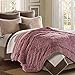 Chanasya Premium Solid Faux Long Fur Throw Blanket - Soft, Fuzzy Throw Blanket - for Bed or Couch - 50