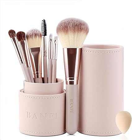 Amazon メイクブラシ 7本セット 人気 化粧筆 高級繊維毛 化粧ブラシ 超柔らかい メイク 筆 専用ストレージバケット N C メイクアップブラシ 通販