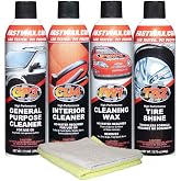 Fast Wax FW1 Detail Kit 4 Pack Waterless Car Wash and Wax