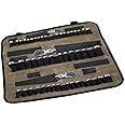Overland Vehicle Systems Rolled Socket Organizer Storage Bag - #16 Premium Waxed Canvas - Storage for 50 sockets and 10 Extra Storage Pockets for Ratchets