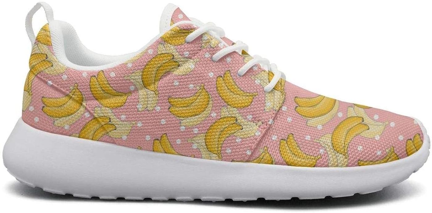 AKDJDS banana fruit pattern polka dots Running Shoe