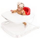 Joovy Spoon Baby Walker &amp; Activity Center, Extra-Large Tray, Red | Joovy Spoon Baby Walker &amp; Activity Center, Extra-Large Tray, Red