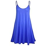 Forever Womens Plain Sleeveless Strappy Swing Dress