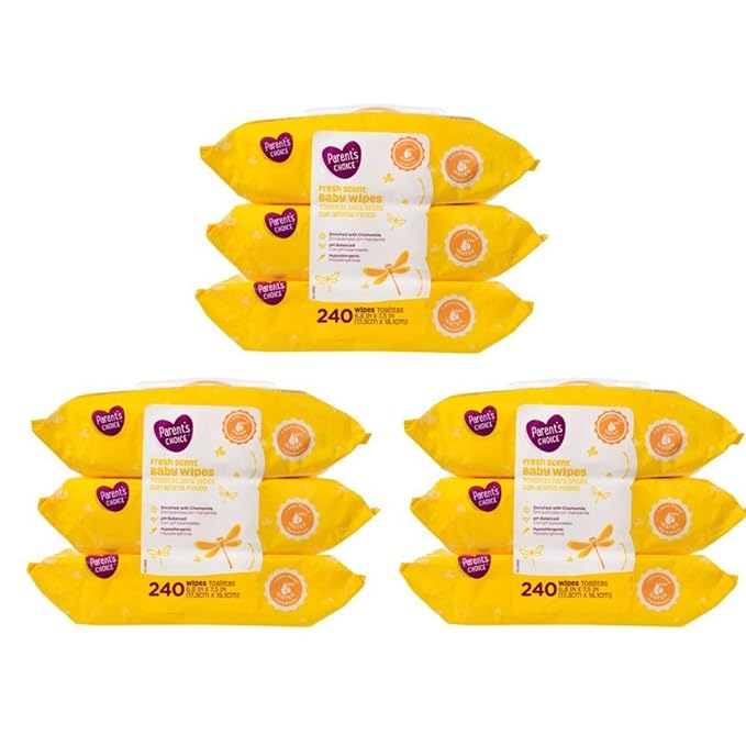 parents choice wipes 3 pack