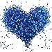 Bilipala Blue Star Table Confetti Sparkle Star Sequins For Wedding Baby Shower Birthday Party Decorations Supplies, 6 MM, 2 Ounce
