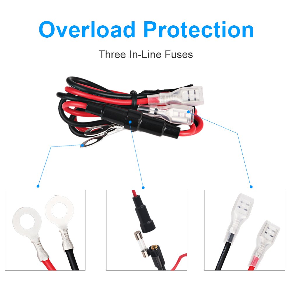 WATERWICH 2 3 4 Hole Marine Illuminated Toggle Rocker Switch Panel Waterproof Ignition Rocker Switch 12V-24V Volt Meter for RV Car Boat Trailer Vehicles Truck Yacht SUV (Two Hole Green)
