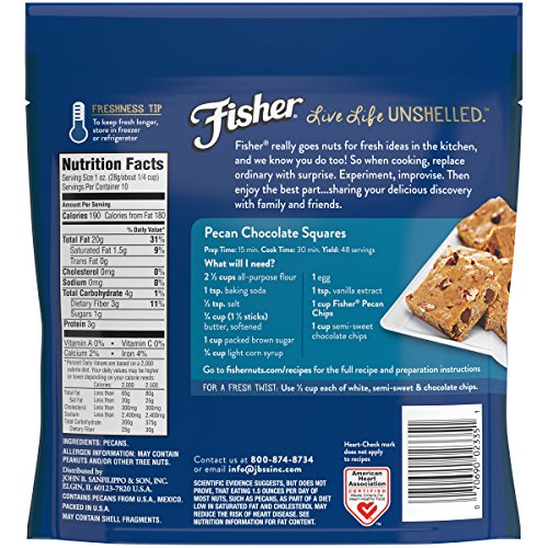 FISHER Chef's Naturals Pecan Chips, No Preservatives, Non-GMO, 10 oz - Thumbnail 3
