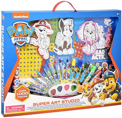 Paw Patrol Coloring and Activity Book Set, Color Mess Free Craft Art ...