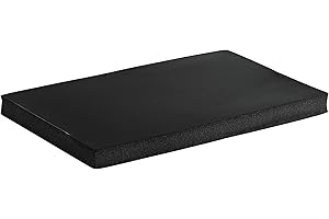Value Series 1.5" Thick Foam Kneeling Pad for Gardening, Soft Black Foam Knee Cushion for Landscapers, Baby Bathing, Outdoor Work and More - 20.75" W x 13.5" L