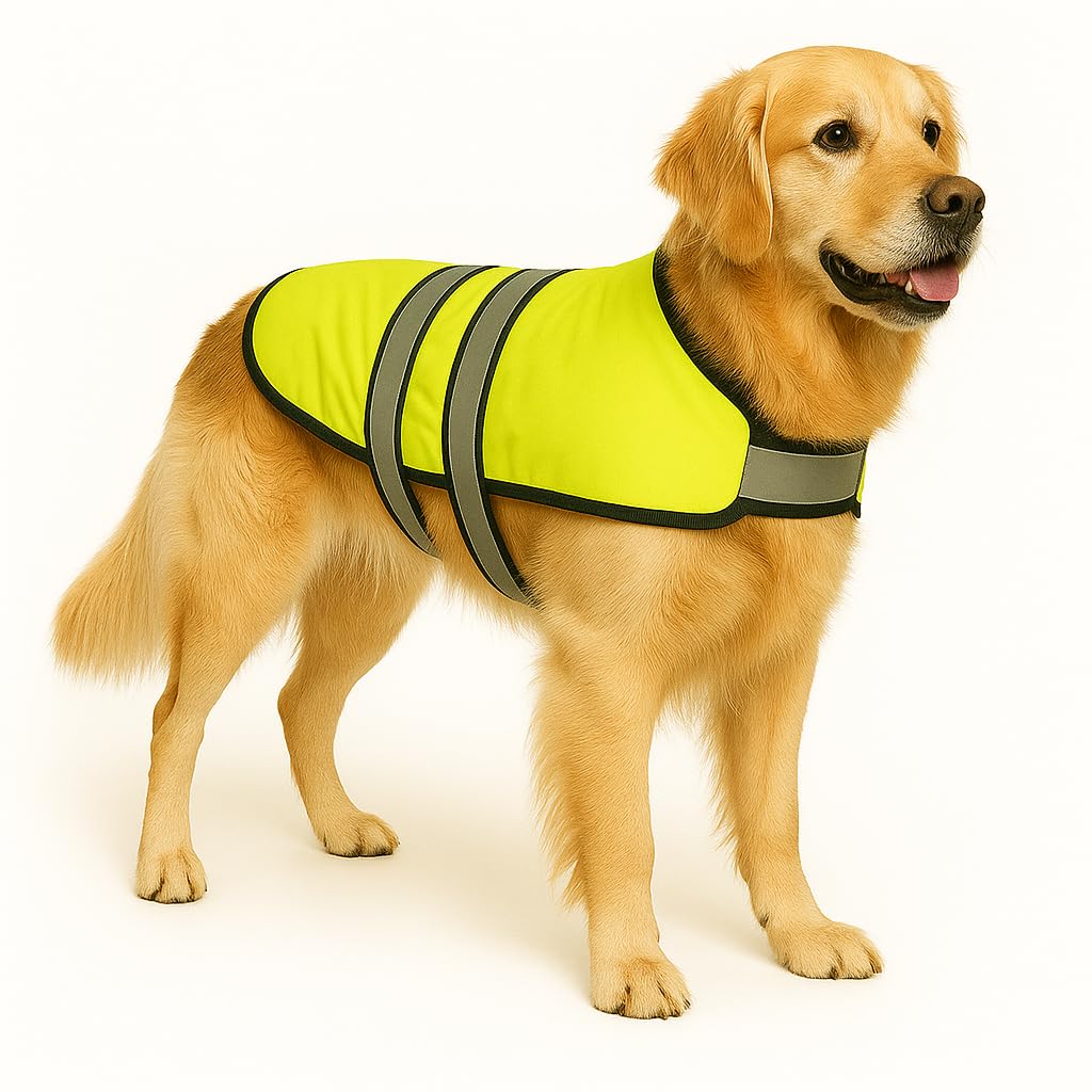 Flamingo WINTER COAT EISBÄR FLUO YELLOW 60CM