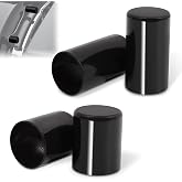 WOWTK Rear 4-Point Docking Hardware Cover Magnet Caps for Touring 2009-UP | for Harley Road Glide Road King Street Glide Electra Glide Vivid Black Pack of 4