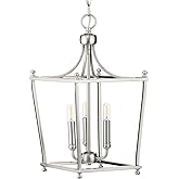 Progress Lighting Parkhurst Collection Brushed Nickel Three-Light Foyer