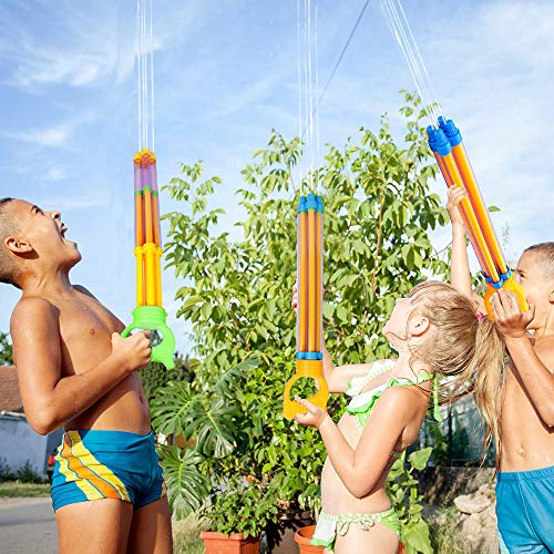 TNELTUEB Water Guns Super Water Blaster Soaker Gun Summer Fun Outdoor Swimming Pool Games Toys for Boys Girls Adults (2 Pack )