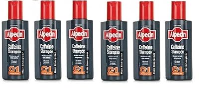 Alpecin Coffein-Shampoo C1 Haar Energizer (250 ml) - Packung mit 6