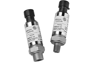 Johnson Controls P499VCP-105K Penn P499 Series Electronic Pressure Transducer Kit, 0 to 10 VDC, 1/4" SAE 45° Flare Internal Thread, 0 psi Minimum Pressure, 500 psi Maximum Pressure