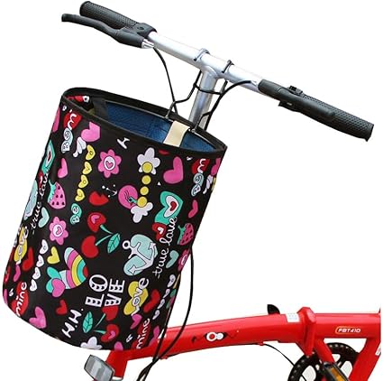 canvas bike basket