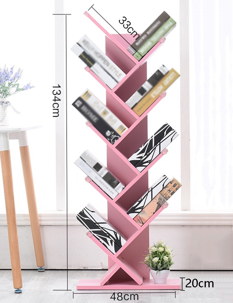 Amazon Com Shelves Tree Shaped Bookshelf Simple Wooden