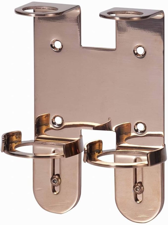 VINN DUNN Stainless Steel Wall Bracket Double for 300ml Amenity Bottles