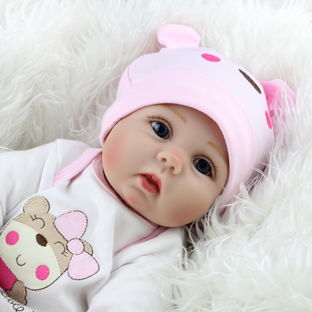 Kaydora Reborn Baby Dolls 22 Inch Lifelike Reborn Baby Lucy Girl Doll