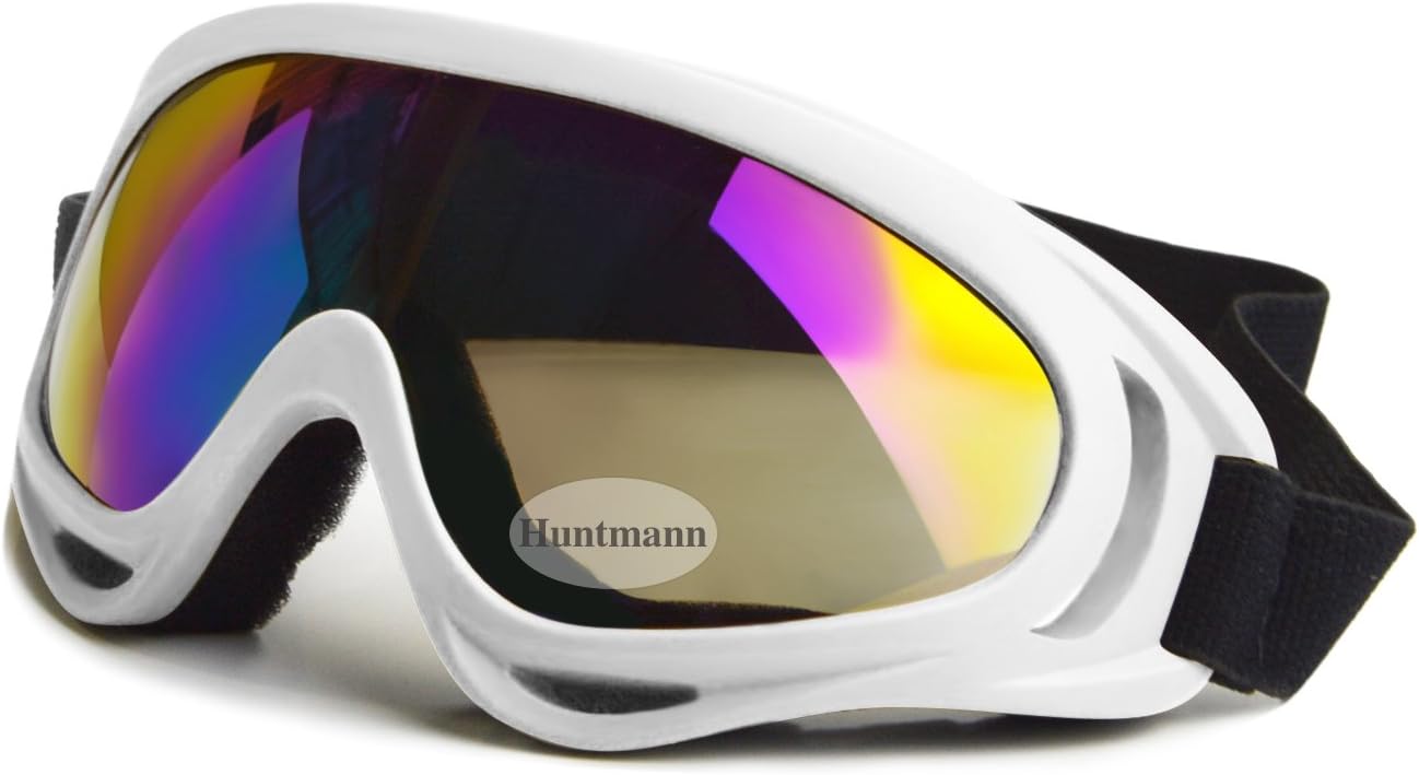 BMX Bike Goggles, Motorcycle Goggles Protective Eyewear Goggles Glasses with Adjustable Strap and Cool Lens for Hunting Riding BMX Cycling Motorcycling Climbing Skiing and Shooting Motocross Goggles