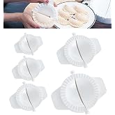 Dumpling Maker Dumpling Tools 5Packs with Different Sizes of Dumpling Mold, Perfect for Making Hand pies, Dumplings, Ravioli, Calzones, Dough Press 5.5/7.5/9.5/12/15.5cm