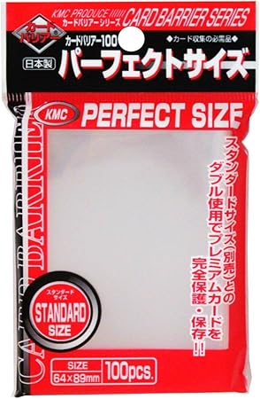 Perfect Barrier Card Sleeves 100 Piece Clear 64 X 89mm