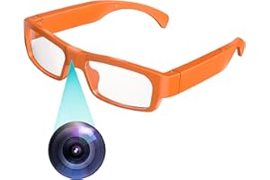 Spy Camera Smart Glasses Hidden Camera 1080P HD Fashionable Secret Camera Video Recording for Outdoor Sport Office Meeting Cl