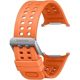 Samsung Galaxy Watch Ultra2 Marine Band, Orange, One Click Attachment | Smartwatch Replacement Strap for Men and Women with Titanium Buckle, Compatible with Galaxy Watch Ultra and Watch Ultra2