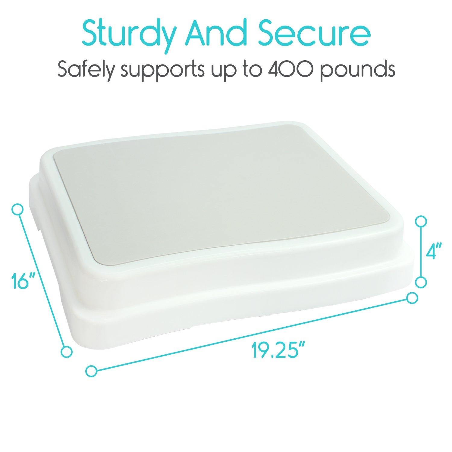 Bath Step by Vive Safe Step Bathroom Aid for Entering Exiting Bathtub