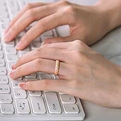 Egnaro Women’s Engagement Rings, Silicone Thin