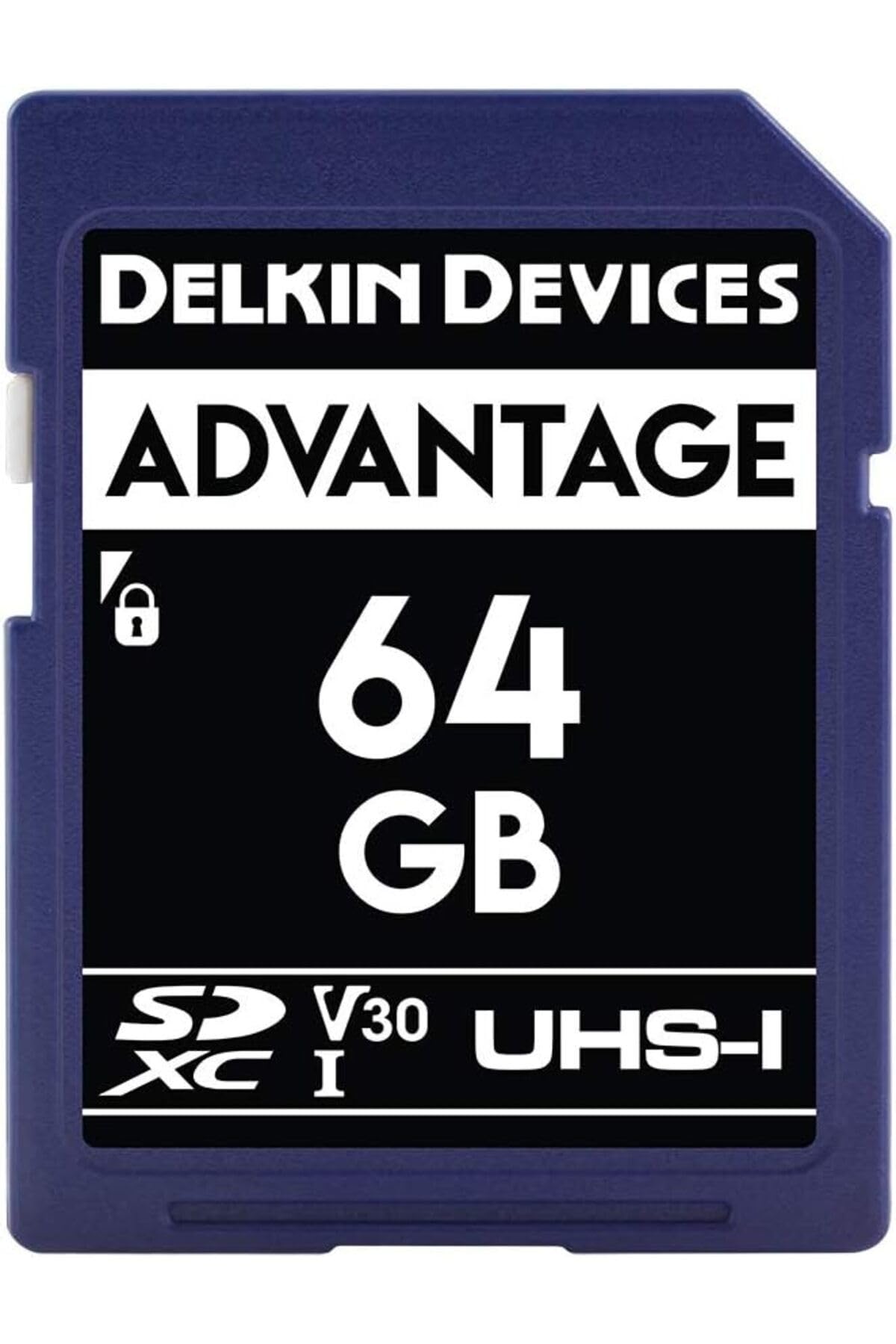 Delkin Devices 64GB ADVANTAGE SDXC UHS-I (V30) Memory Card (DDSDW63364GB)