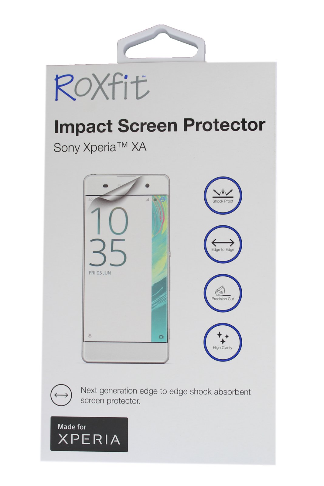 Roxfit Xperia XA TMP2165C Screen Protector with Screen Protector for Sony Xperia XA Scratch Resistant Transparent