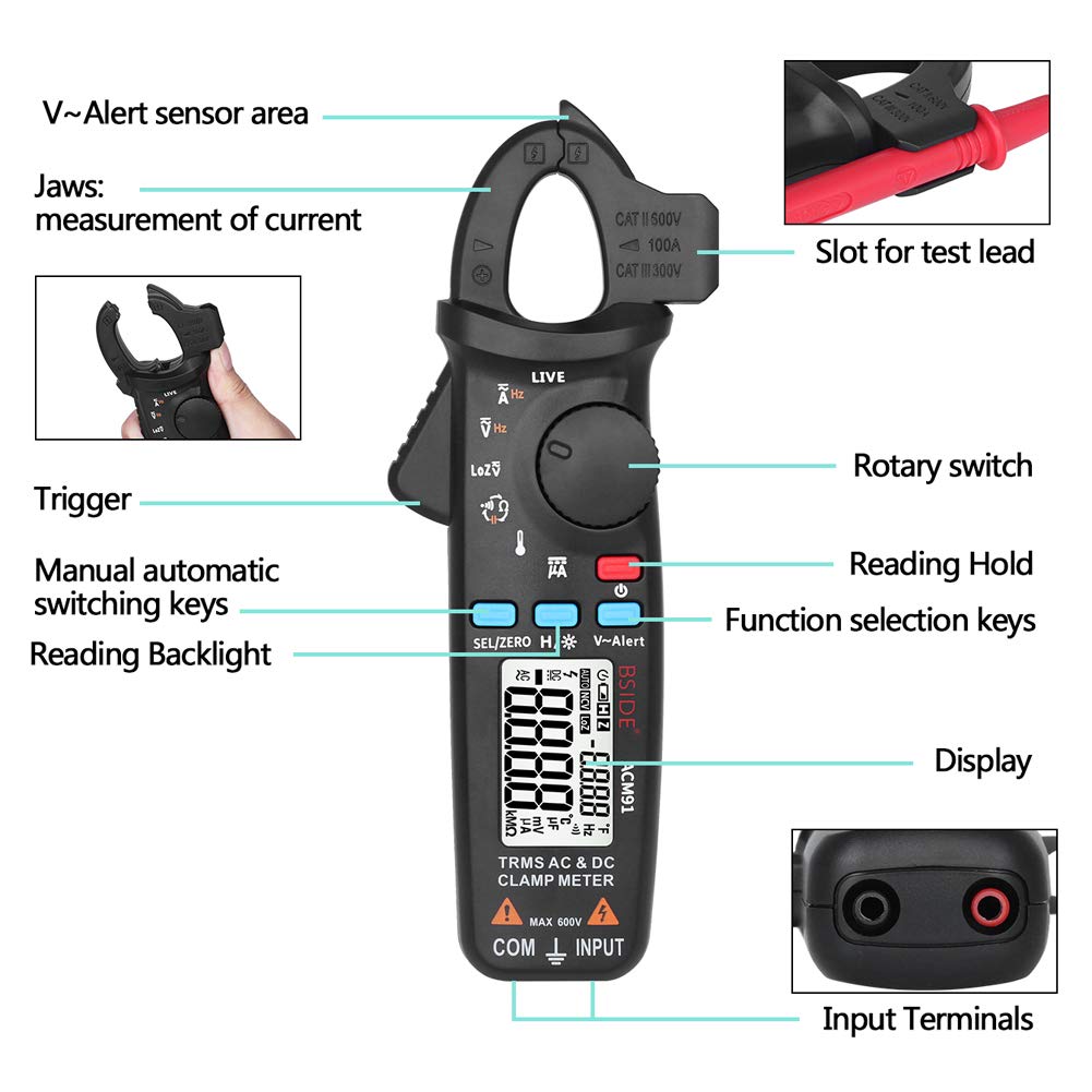 AideTek DM4070 LCR meter multimeter tester capacitance Inductance