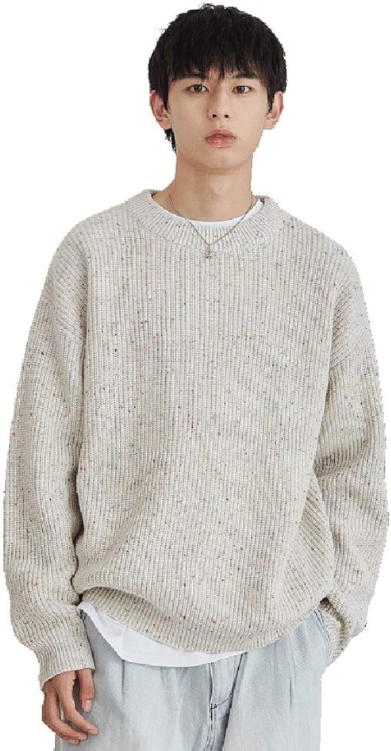 Artcons セーター ニット 純色 クルーネック カットソー おしゃれ 無地 メンズ 丸首 長袖 秋 冬 春 ウール ベスト メンズセーター セーター 通販 Amazon